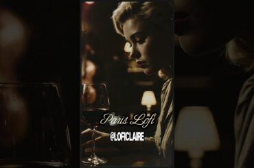 Claire et le Verre de Vin | 1950s Paris Night Vibes 🍷