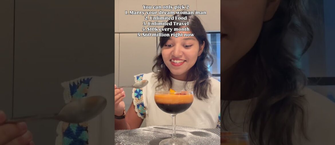 Unlimited Food and Travel please #fyp