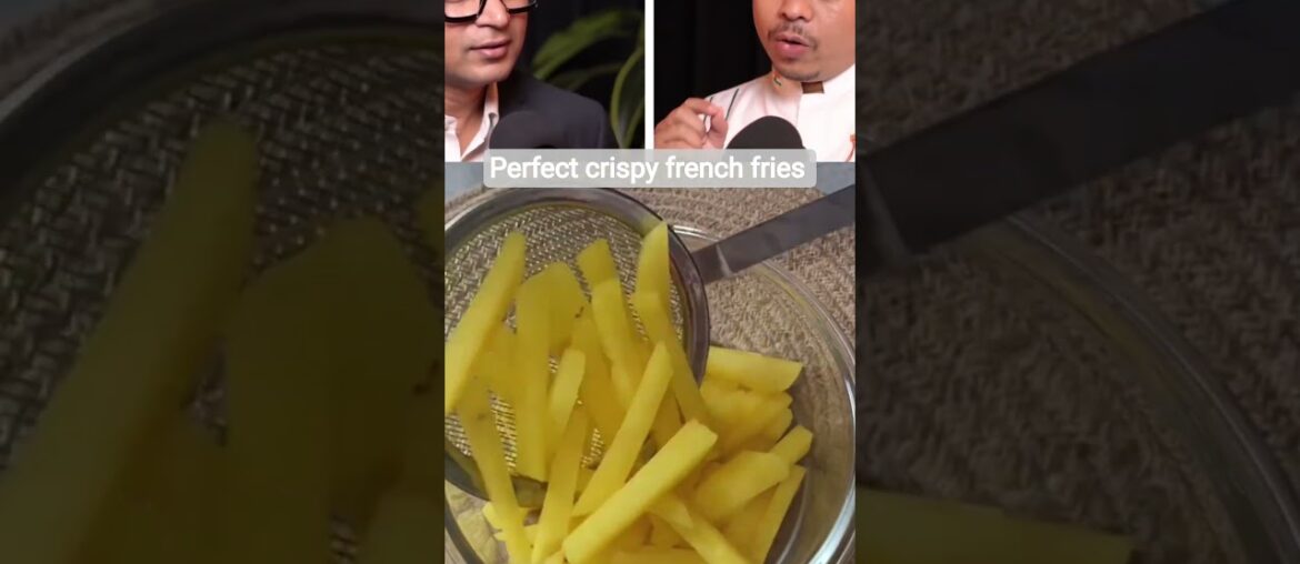 Make INSANELY Crispy Fries at Home 😍🍟 #shorts​ #viral​
