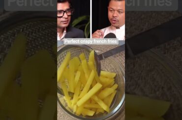 Make INSANELY Crispy Fries at Home 😍🍟 #shorts​ #viral​