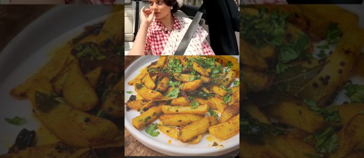 Kangana's favorite Aalu Bhujiya Recipe #recipe #celebrity #shorts