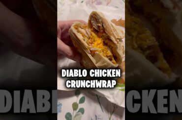 Taco Bell's new Diablo Chicken Crunchwrap #food #foodie