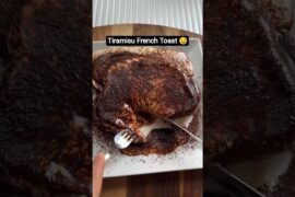 🤤 BEST TIRAMISU FRENCH TOAST RECIPE | TIRAMISU TOAST #trending #viral #tiramisu #frenchtoast #shorts