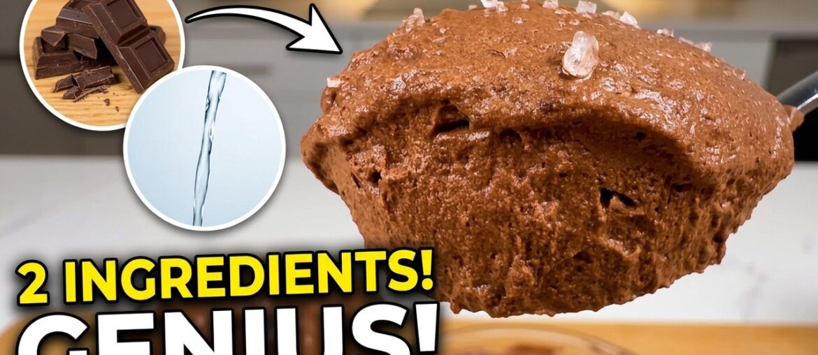 This Simple Chocolate Mousse Hack is Genius!