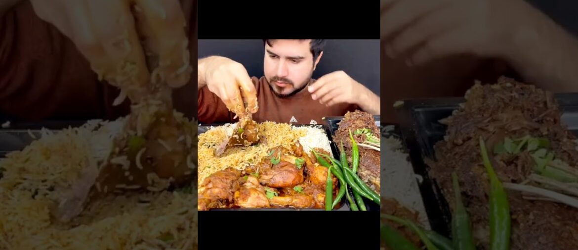 ASMR EATING SPICY 🔥🥵 MUTTON #mukbang #asmreating #youtubeshorts #eatingsounds #ytshorts #food