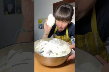 Testing French whipped cream #alychalloner #lifeinfrance #food #cream #shorts #foodtest