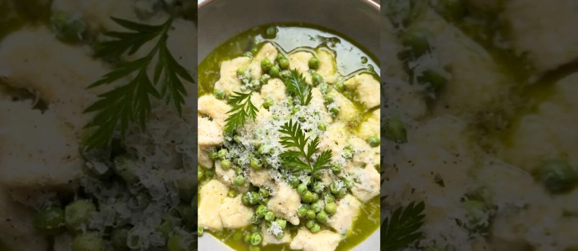 Gnocchi Parisienne with Garden Greens Sauce Thomas Keller Inspired Recipe