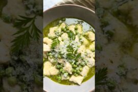 Gnocchi Parisienne with Garden Greens Sauce Thomas Keller Inspired Recipe