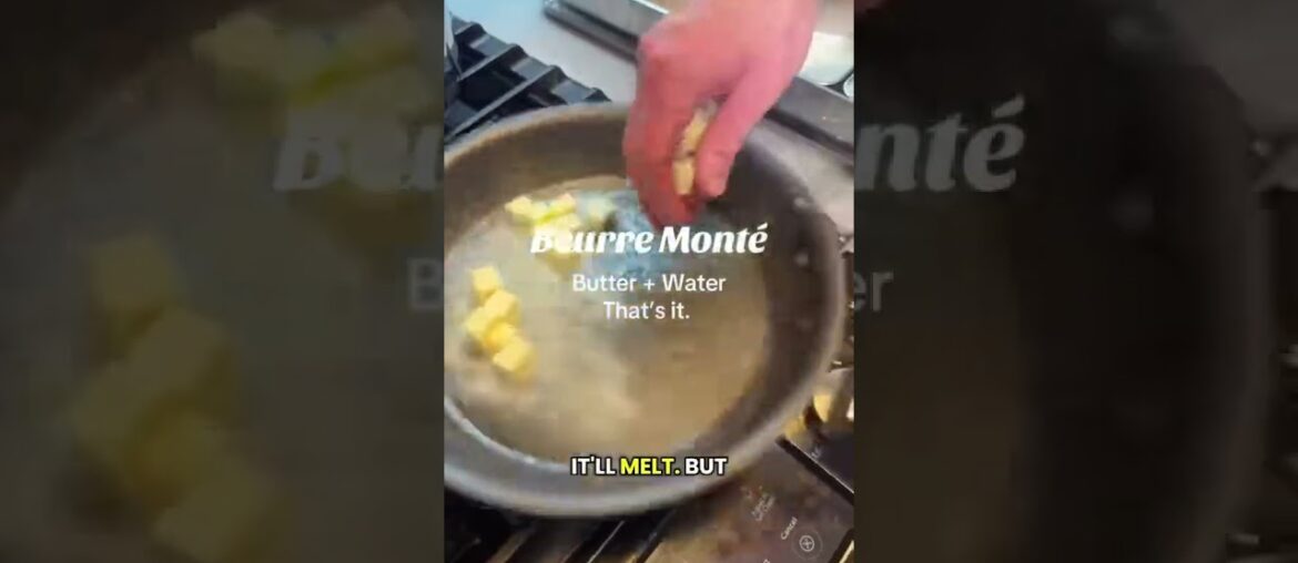 Beurre Monté – The Butter Sauce Every Chef Uses