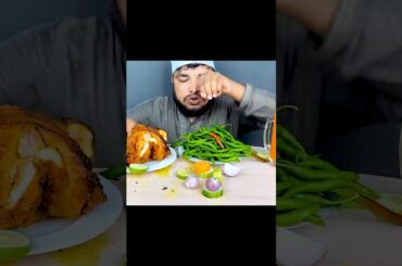 ASMR EATING SPICY 🔥🥵 WHOLE CHICKEN #mukbang #asmreating #youtubeshorts #eatingsounds #food #ytshorts