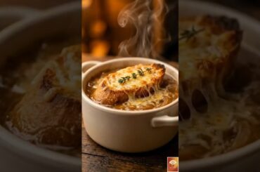 French Onion Soup 🧅 #soup #french #comfortfood #shorts