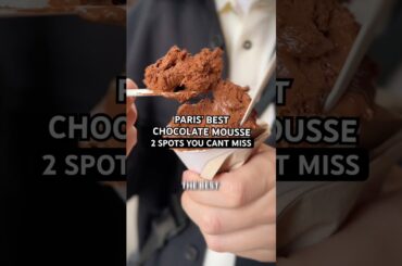 2 chocolate mousse shops you can’t miss in Paris!