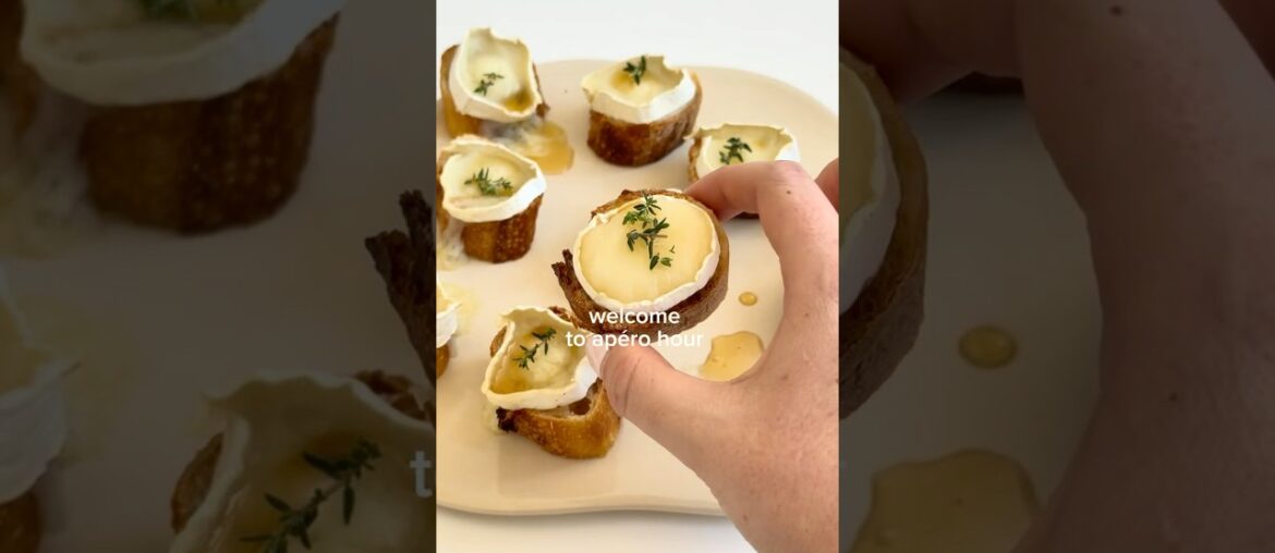 Apéro Hour: Let’s make Chèvre Rôti! #appetizerrecipes #easyrecipe #parisdiaries