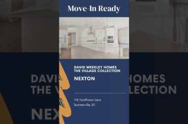 MOVE IN READY at Nexton!