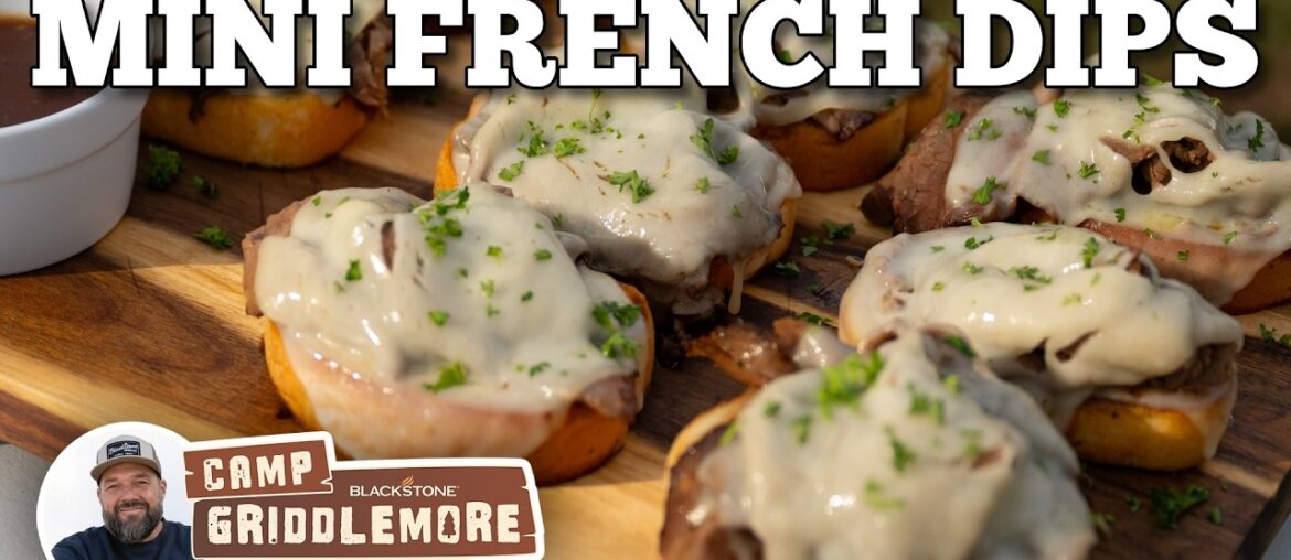 Texas Toast French Dips on the Blackstone Griddle