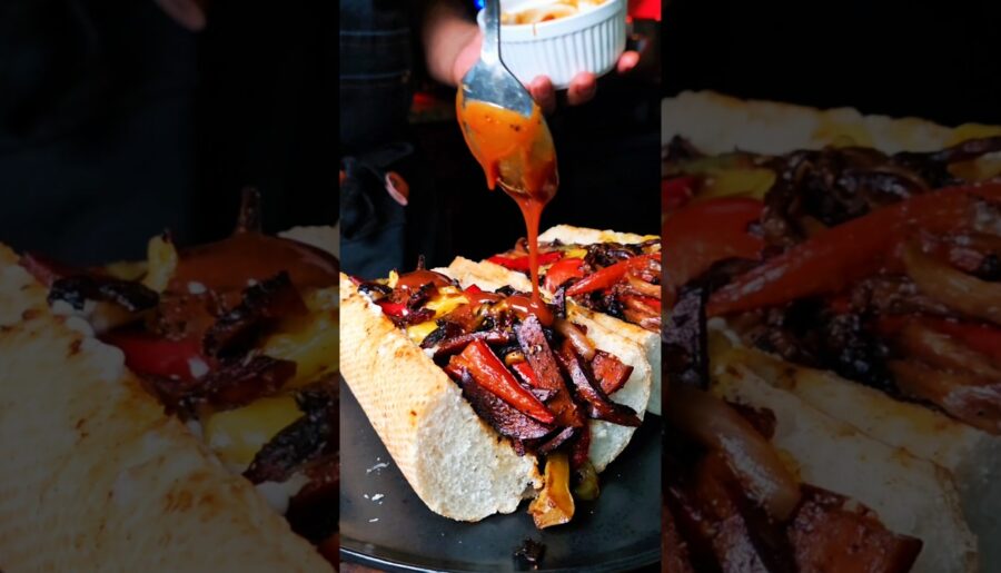 I eat this philly every single week #shorts #foodie