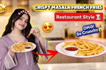 How to Make Secret Crispy French Fries Recipe in Restaurant style !😋🔥