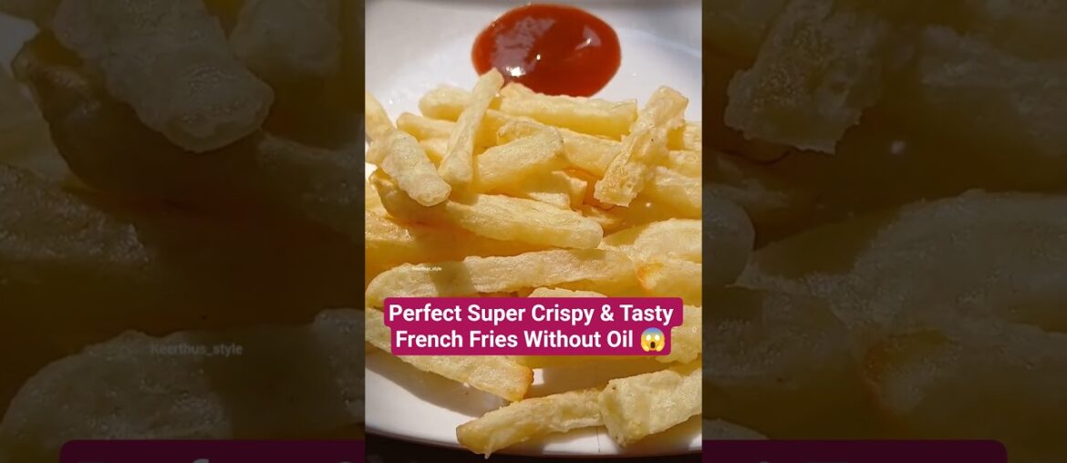 Crispy French Fries Recipe 🍟 | Better Than McDonald's|No Double Fry French Fries Recipe #viral #food
