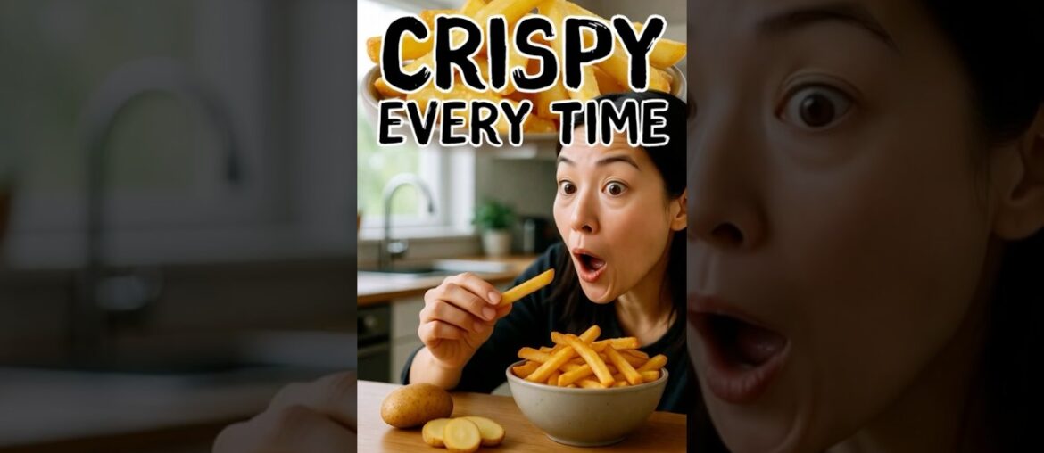 Best Trick to Make Instant Crispy French Fries 😳 Perfect Crunch at Home! #shorts #trending