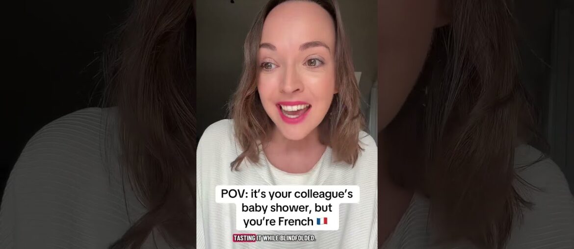 No wine, just matcha teas #french #frenchemployee #babyshower #france #frenchculture