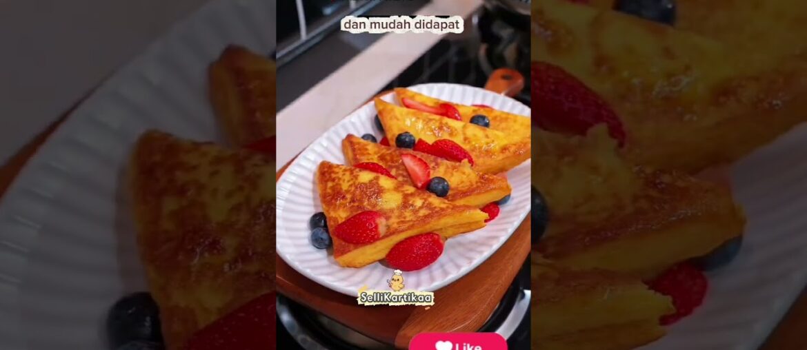 ✨ Resep French toast ✨#resepsimple  #cemilanenak  #idejualan  #resepmasakan  #olahanrotitawar
