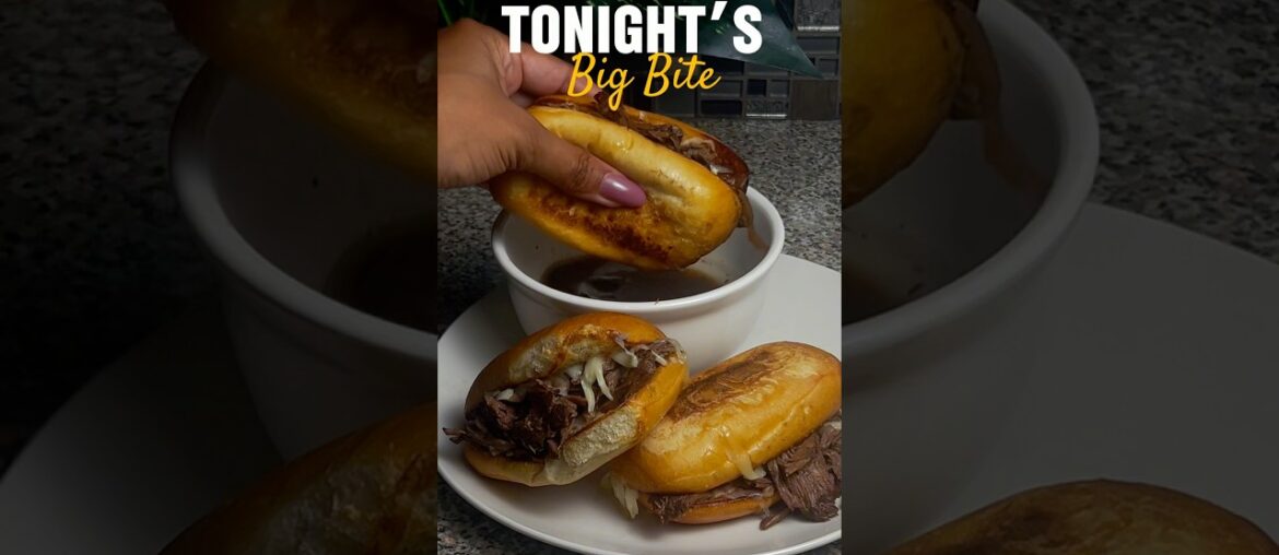 French Dip Sandwiches 🤤 #jamesandthegiantfamily