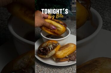 French Dip Sandwiches 🤤 #jamesandthegiantfamily