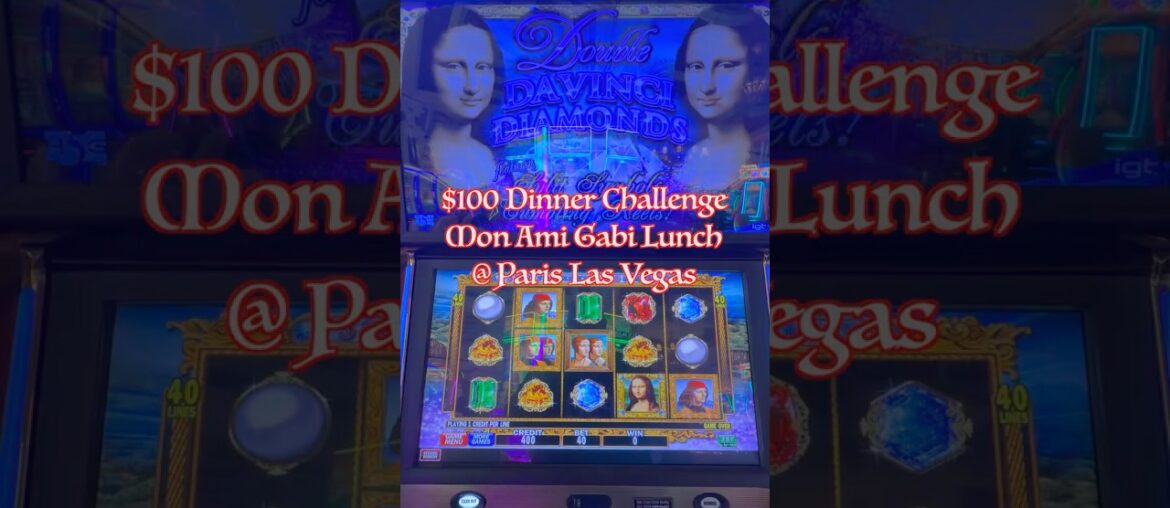 $100 Dinner Challenge | Mon Ami Gabi Lunch at Paris Las Vegas 🥖