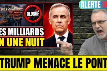 À L’INSTANT : Le Canada lâche l’Ambassador Bridge, des milliards montent déjà au nord