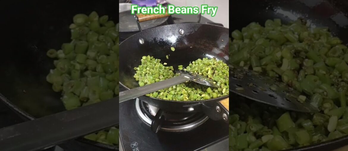 French Beans Fry | फ्रेंच बीन्स सब्जी | Easy Recipe For Lunch Or Dinner | Lunch Thali #shorts