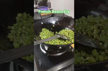 French Beans Fry | फ्रेंच बीन्स सब्जी | Easy Recipe For Lunch Or Dinner | Lunch Thali #shorts