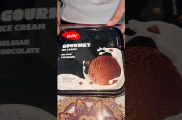 Vadilal Gourmet Belgian Chocolate Ice Cream ✨🍫❄️#icecream #review #chocolateicecream #vadilal