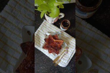 Turn Stale Bread Into THIS 🤯Gourmet French Toast #frenchtoast #easybreakfast #quickbreakfast #foodie