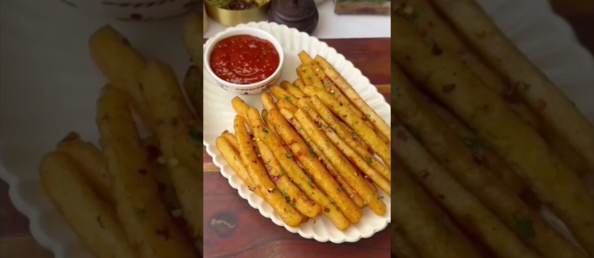 Crispy Finger Chips 🍟 | Perfect French Fries Recipe 😍🔥 #shorts