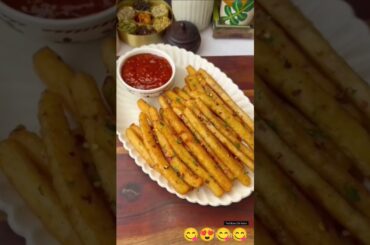Crispy Finger Chips 🍟 | Perfect French Fries Recipe 😍🔥 #shorts