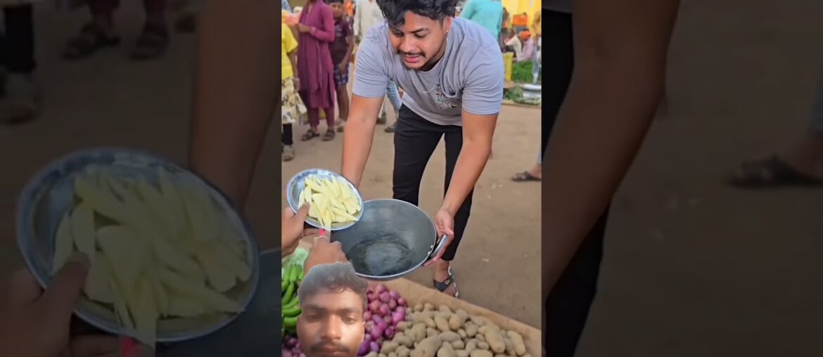 गरीब बनाया French Fries🍟 बाजार में‼️#shorts #comedy #frenchfries #recipes #food #foodie #cooking