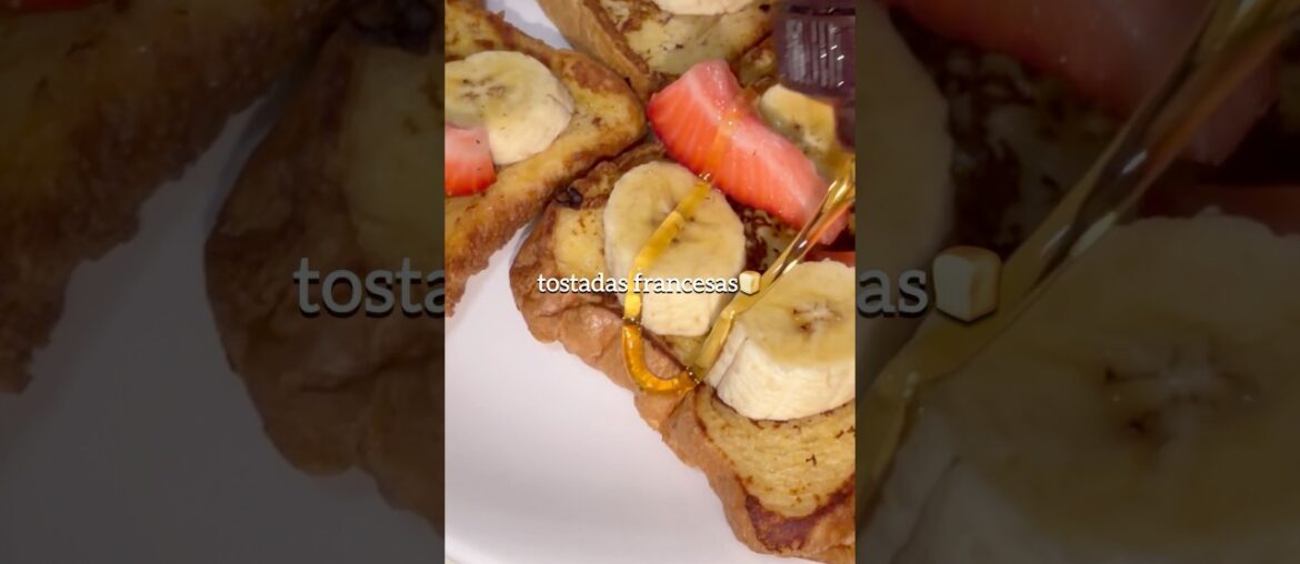 Receta Tostadas Francesas 🌸 #cocina #recetascaseras #recetasfaciles #tostadasfrancesas