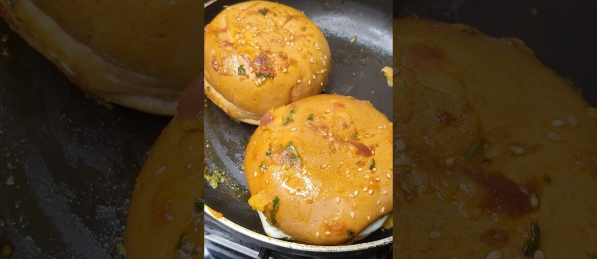 burger recipe #shortvideo #homemadeburgerrecipe #tawaburgerrecipe #burger #views #recipe #viralvideo