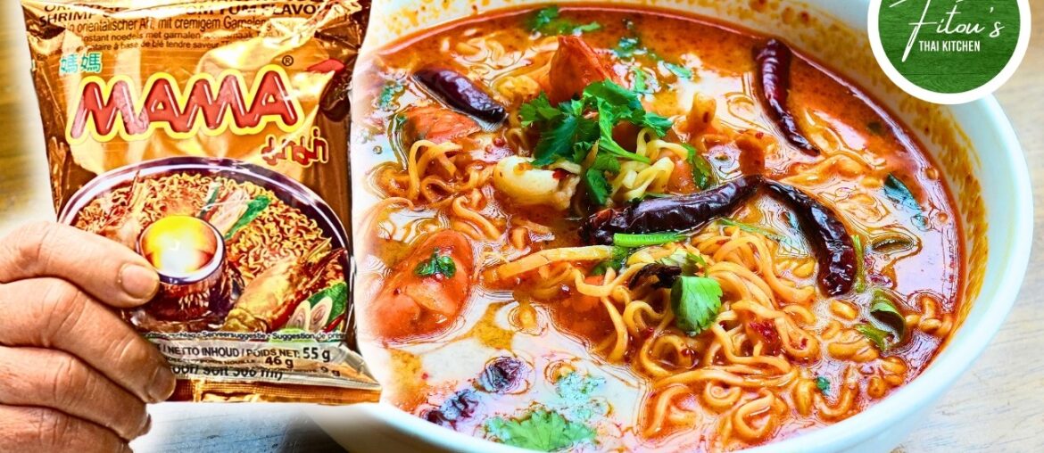 Upgrade Mama Instant Noodles Into Gourmet Tom Yum