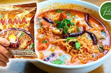 Upgrade Mama Instant Noodles Into Gourmet Tom Yum