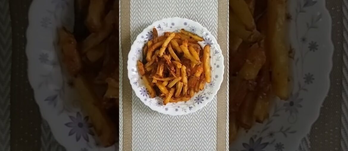 Masala French Fries 🍟 #viralshort #youtubeshorts #fries #shortsfeed #food #recipe #cooking #chips
