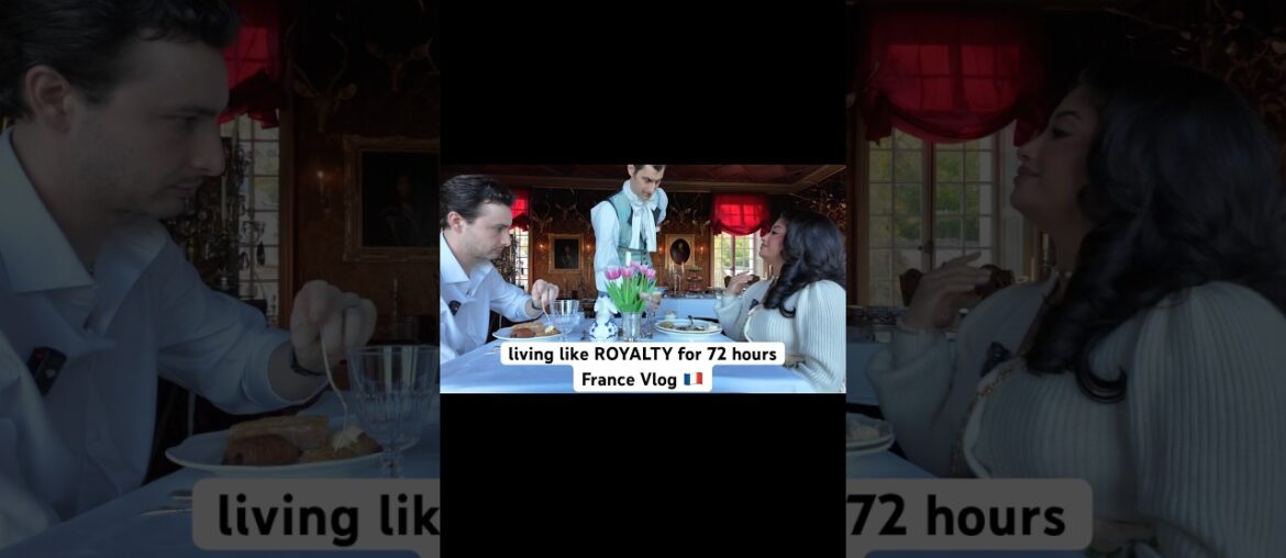 we lived like French ROYALTY for 72 hours 👑Travel Vlog 🇫🇷 #vlogtrailer #couplestravel #chateaux