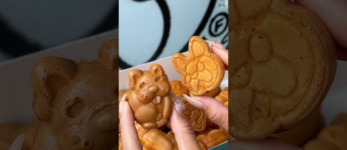 フレブル型の可愛すぎカステラ🐶#東京グルメ #japanesefood #shorts