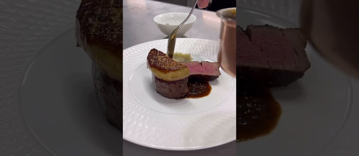 Chef Éric Frechon’s Rossini Beef with Black Truffle Mashed Apple