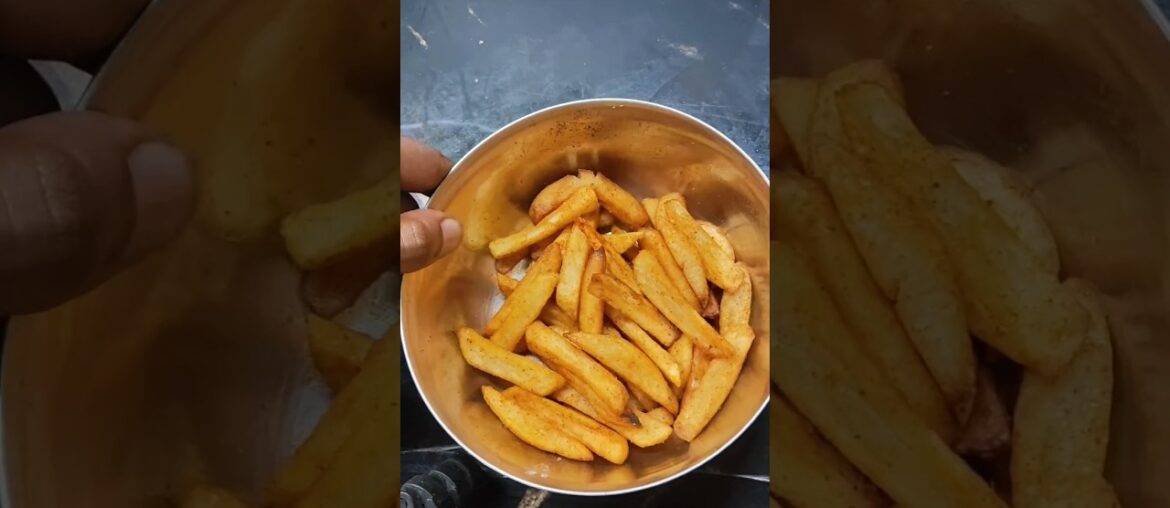 Crispy French Fries🍟 Recipe #Short #recipe #food #shortsfeed #cooking #foodie #streetfood #trend