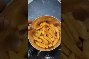 Crispy French Fries🍟 Recipe #Short #recipe #food #shortsfeed #cooking #foodie #streetfood #trend