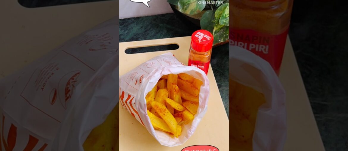 Perfect French Fries 🍟 Recipe / Restaurant or Cafe Vali Best Home made Peri peri French Fries 🍟🍟🍟🍟🍟🍟