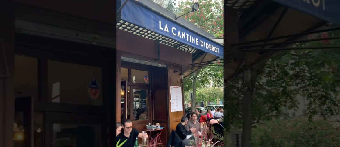 Affordable french restaurant in Paris / La Cantine Diderot #food#paris#restaurant #巴黎#法国#餐馆