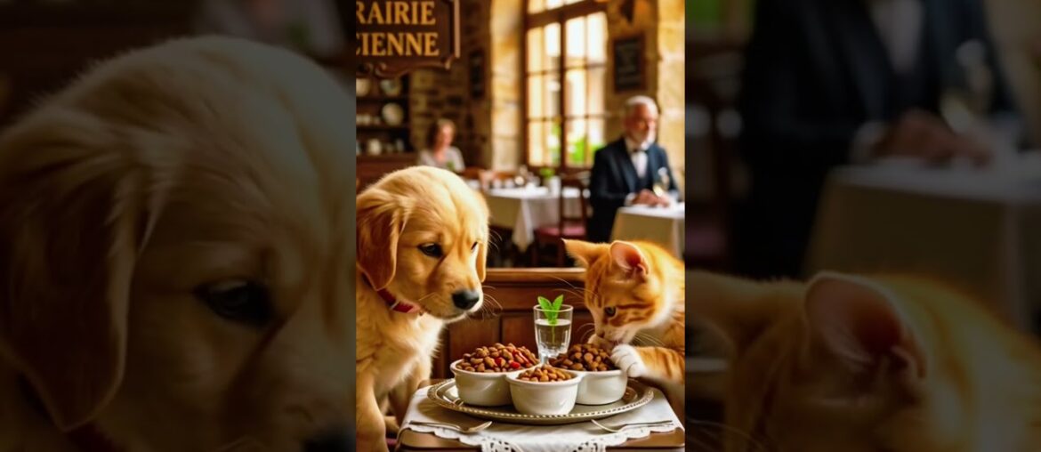 Cat and Dog adorable video #shorts #cute #puppy #cat #cutedog #kitten