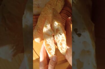 FRENCH BAGUETTE 🥖🇳🇱 Easy Recipe !🕐 5 minutes of effort #bread #recipeoftheday #shorts